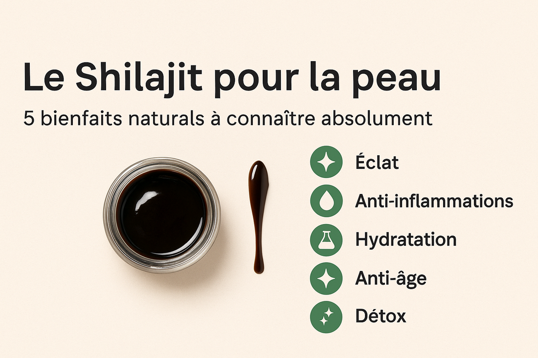 🌿 Le Shilajit pour la peau : 5 bienfaits naturels à connaître absolument